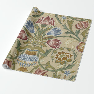 William Morris Brocaat Bloem Behang Patroon Cadeaupapier