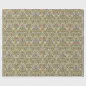 William Morris Brocaat Bloem Behang Patroon Cadeaupapier (Vlak)