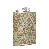 William Morris Brocaat Bloem Behang Patroon Heupfles (Rechts)