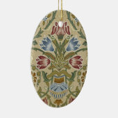 William Morris Brocaat Bloem Behang Patroon Keramisch Ornament (Rechts)