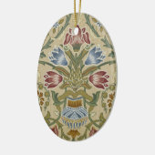 William Morris Brocaat Bloem Behang Patroon Keramisch Ornament (Links)