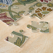 William Morris Brocaat Bloem Behang Patroon Legpuzzel (Zijkant)