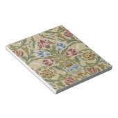 William Morris Brocaat Bloem Behang Patroon Notitieblok (Schuin)