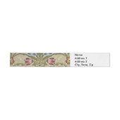 William Morris Brocaat Bloem Behang Patroon Omwikkelbaar Adreslabel (Individueel)