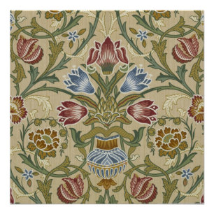 William Morris Brocaat Bloem Behang Patroon Poster