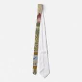 William Morris Brocaat Bloem Behang Patroon Stropdas (Achterkant)