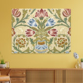 William Morris Brocade Bloem Behang Patroon Canvas Afdruk (Insitu (Woonkamer))