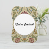 William Morris Brocade Bloem Behang Patroon Kaart (Staand voorkant)