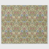 William Morris Brocade Bloemig Behangpatroon Cadeaupapier (Vlak)
