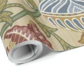 William Morris Brocade Floral Wallpaper Pattern Cadeaupapier (Rol Hoek)