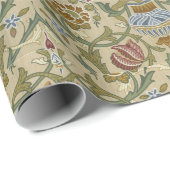William Morris Brocade Floral Wallpaper Pattern Cadeaupapier (Rol Hoek)
