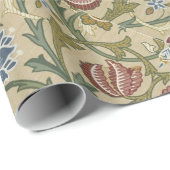 William Morris Brocade Floral Wallpaper Pattern Cadeaupapier (Rol Hoek)