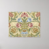 William Morris Brocade Floral Wallpaper Pattern Canvas Afdruk (Voorkant)