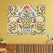 William Morris Brocade Floral Wallpaper Pattern Canvas Afdruk (Insitu (Woonkamer))