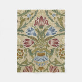 William Morris Brocade Floral Wallpaper Pattern Fleece Deken (Voorkant)