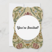 William Morris Brocade Floral Wallpaper Pattern Kaart (Voorkant)