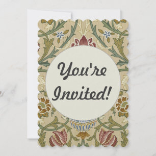 William Morris Brocade Floral Wallpaper Pattern Kaart