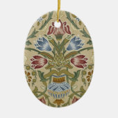 William Morris Brocade Floral Wallpaper Pattern Keramisch Ornament (Voorkant)