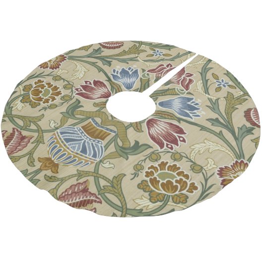 William Morris Brocade Floral Wallpaper Pattern Kerstboom Rok (Gekanteld)
