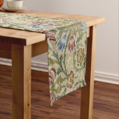 William Morris Brocade Floral Wallpaper Pattern Korte Tafelloper (Voorbeeld)