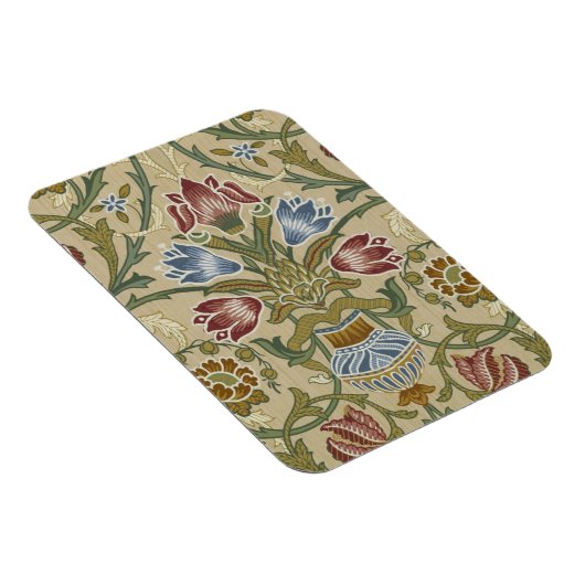 William Morris Brocade Floral Wallpaper Pattern Magneet (Rechterzijde)