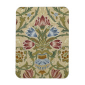 William Morris Brocade Floral Wallpaper Pattern Magneet (Verticaal)