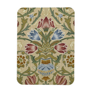 William Morris Brocade Floral Wallpaper Pattern Magneet