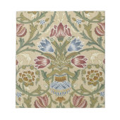 William Morris Brocade Floral Wallpaper Pattern Notitieblok (Voorkant)