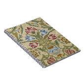 William Morris Brocade Floral Wallpaper Pattern Notitieboek (Rechterzijde)