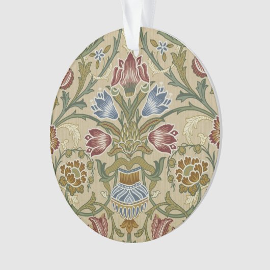William Morris Brocade Floral Wallpaper Pattern Ornament (voorkant)