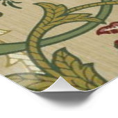 William Morris Brocade Floral Wallpaper Pattern Perfect Poster (Hoek)