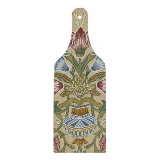 William Morris Brocade Floral Wallpaper Pattern Snijplank (Voorkant)