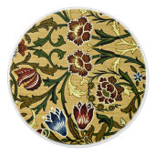 William Morris - Brocade Keramische Knop (Voorkant)