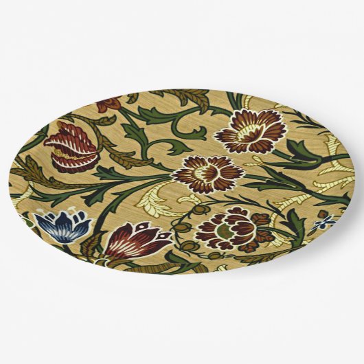 William Morris - Brocade Papieren Bordje (Gekanteld)