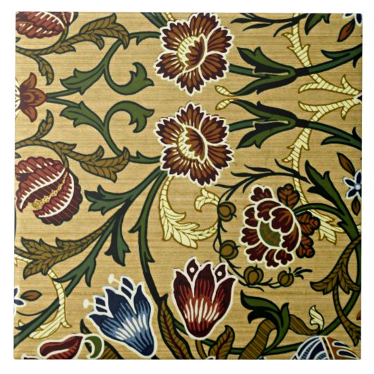 William Morris - Brocade, Tegeltje (Voorkant)