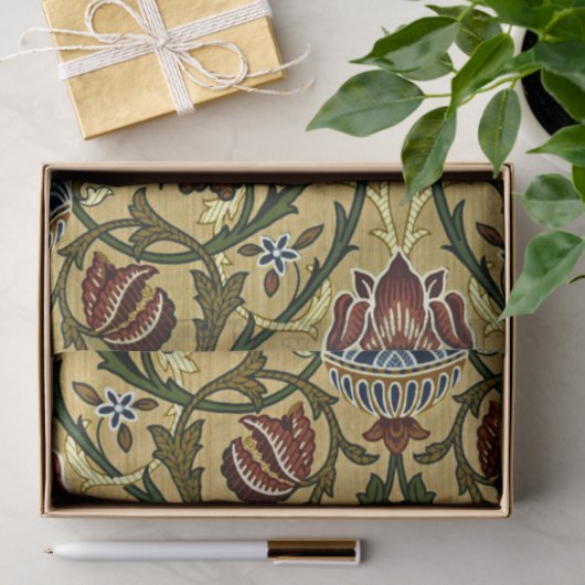 William Morris - Brocade, Tissuepapier (Geschenk)