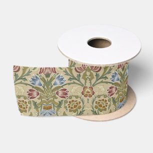 William Morris Brokaat Bloem Behang Patroon Satijnen Lint