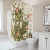 William Morris Brooklyn Museum Wallpaper Douchegordijn (In situ)