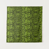 William Morris Brother Konijn Salie Groen Zwart Wandkleed (Voorkant (horizontaal))