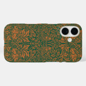 William Morris Brother Rabbit Amber Zwart Patroon Case-Mate iPhone Case (Achterkant (horizontaal))