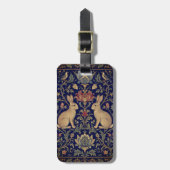 William Morris Brother Rabbit  Bagagelabel (Voorkant verticaal)