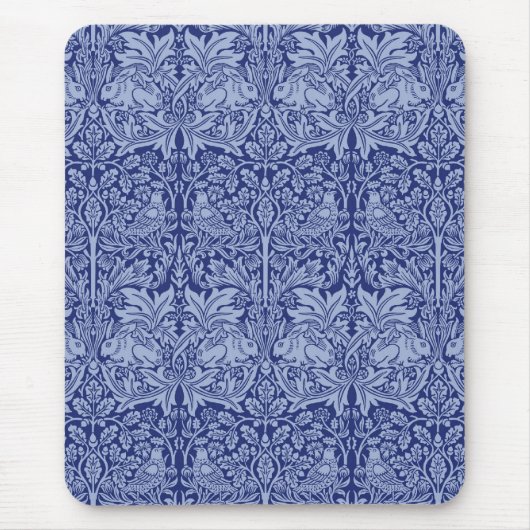 William Morris Brother Rabbit Design Mousepad Muismat (Voorkant)