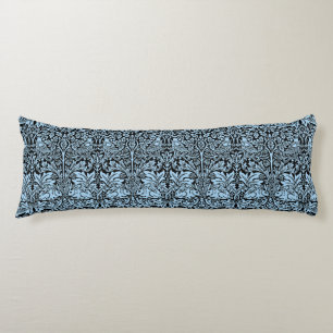 William Morris Brother Rabbit Lichtblauw Zwart Lichaamskussen