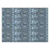 William Morris Brother Rabbit Lichtblauw Zwart Tafelkleed (Voorkant (Horizontaal))