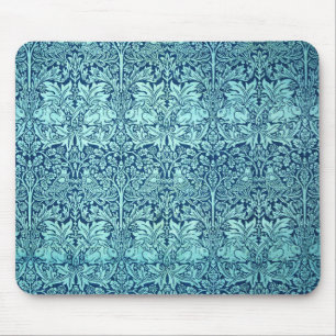 William Morris Brother Rabbit Pattern in Blue Muismat