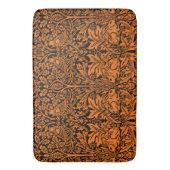 William Morris Brother Rabbit Roest Zwart Patroon Badmat (Voorkant Verticaal)