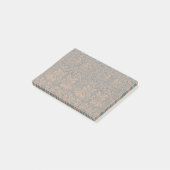 William Morris Brother Rabbit Roest Zwart Patroon Post-it® Notes (Schuin)
