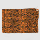 William Morris Brother Rabbit Roetzwart Patroon Golfhanddoek (Horizontaal)
