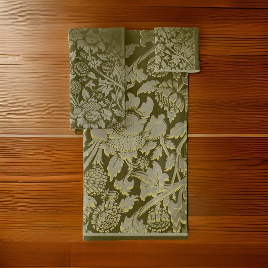 William * Morris Brown en Taupe Bad Handdoek