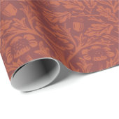 William Morris BROWN Wrapping Paper Cadeaupapier (Rol Hoek)